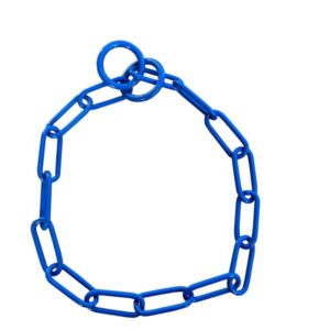LINK COLLAR K9 BLUE WITH TWO RINGS